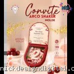 Molde Convite Arco Shaker