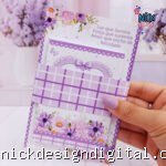Kit Bloquinho + Card + Cinta - Dia das Mães