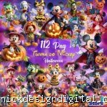 Turma do Mickey Halloween - Kit Digital