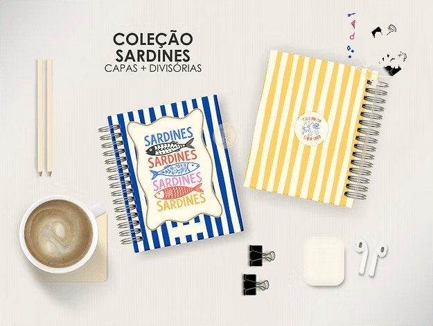 Kit Sardines Capas + Divisórias (Moldes da Lê)