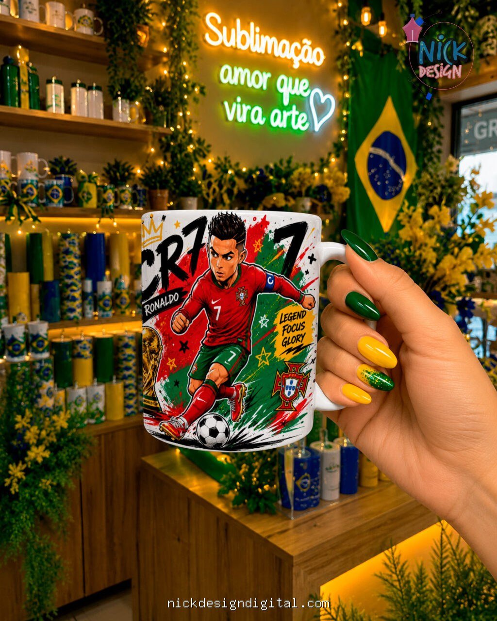 Gigantes do Futebol - Artes para Canecas - Imagem 6