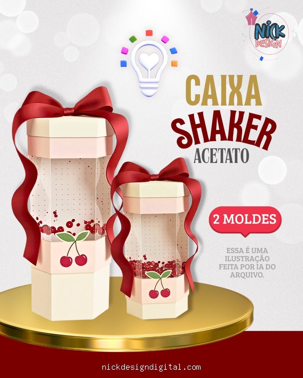 Caixa Shake Acetato - Imagem 1
