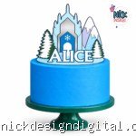 Frozen - Topo de Bolo