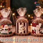 Cinta para Mini Panetone de Natal