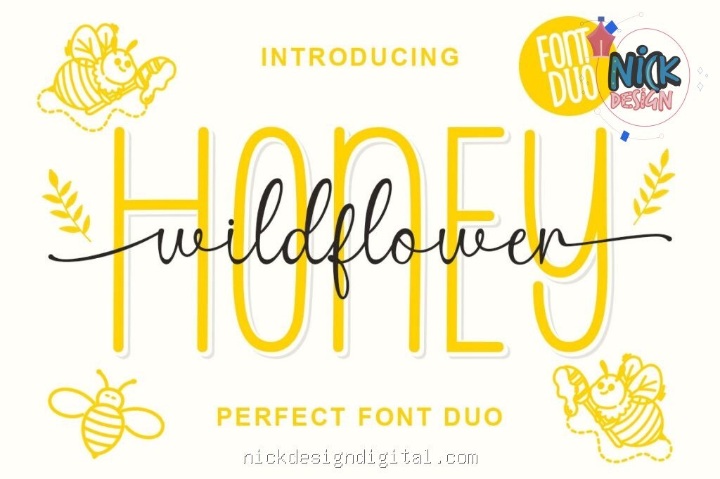 Wild Flower Honey DUO - Fonte p/ Instalar - Imagem 1