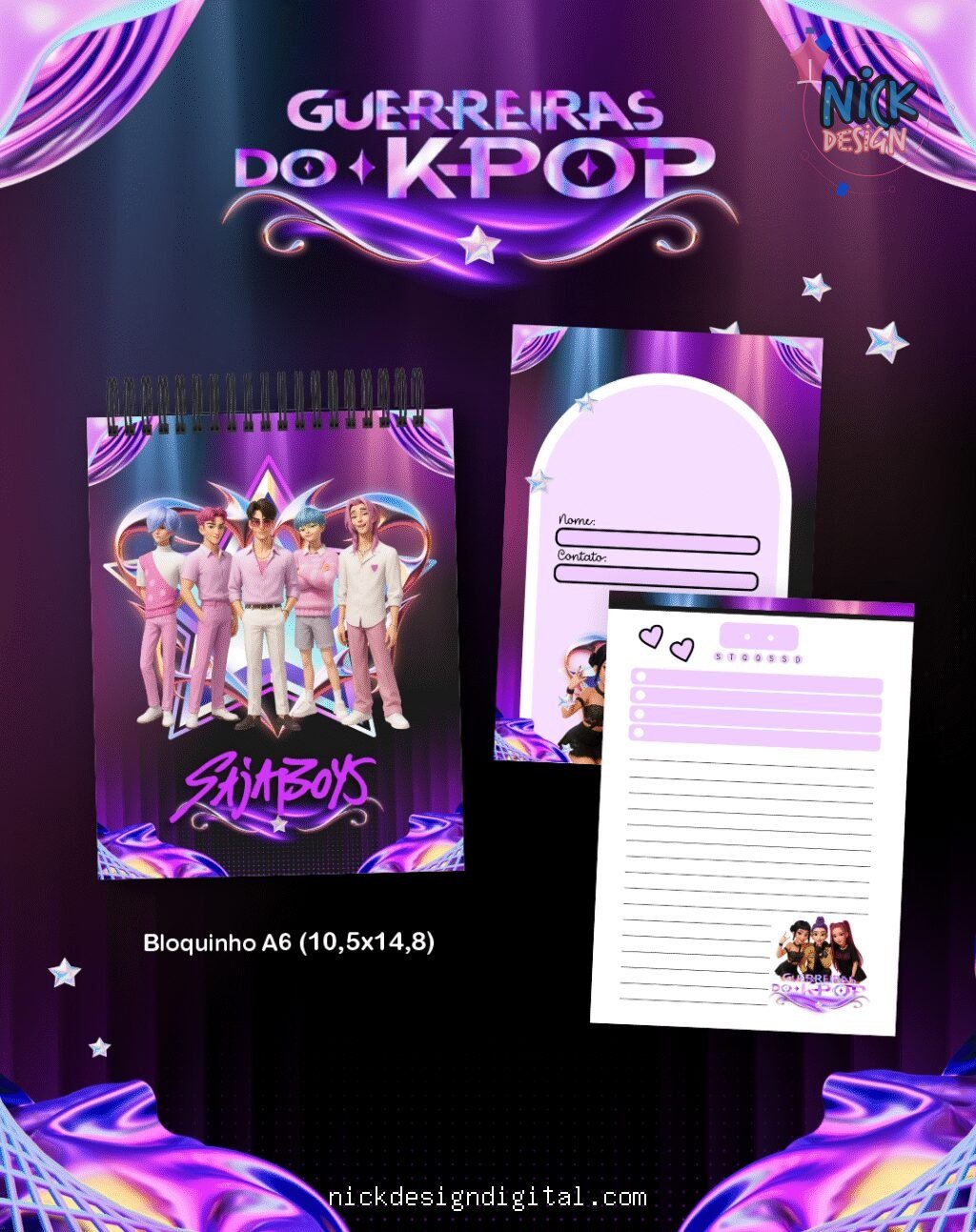 BOX Guerreiras do K-Pop - Escolar 2026 (Pamella) - Imagem 4