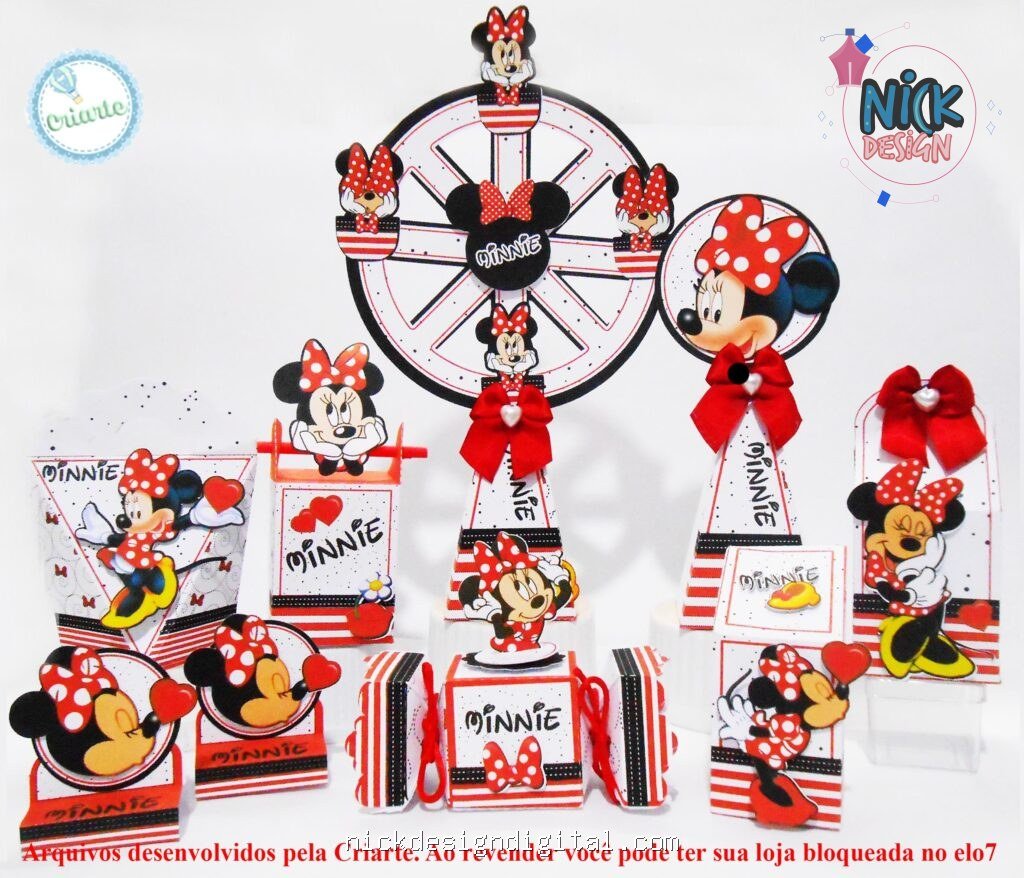 Minnie - Kit Festa Pronta - Imagem 1