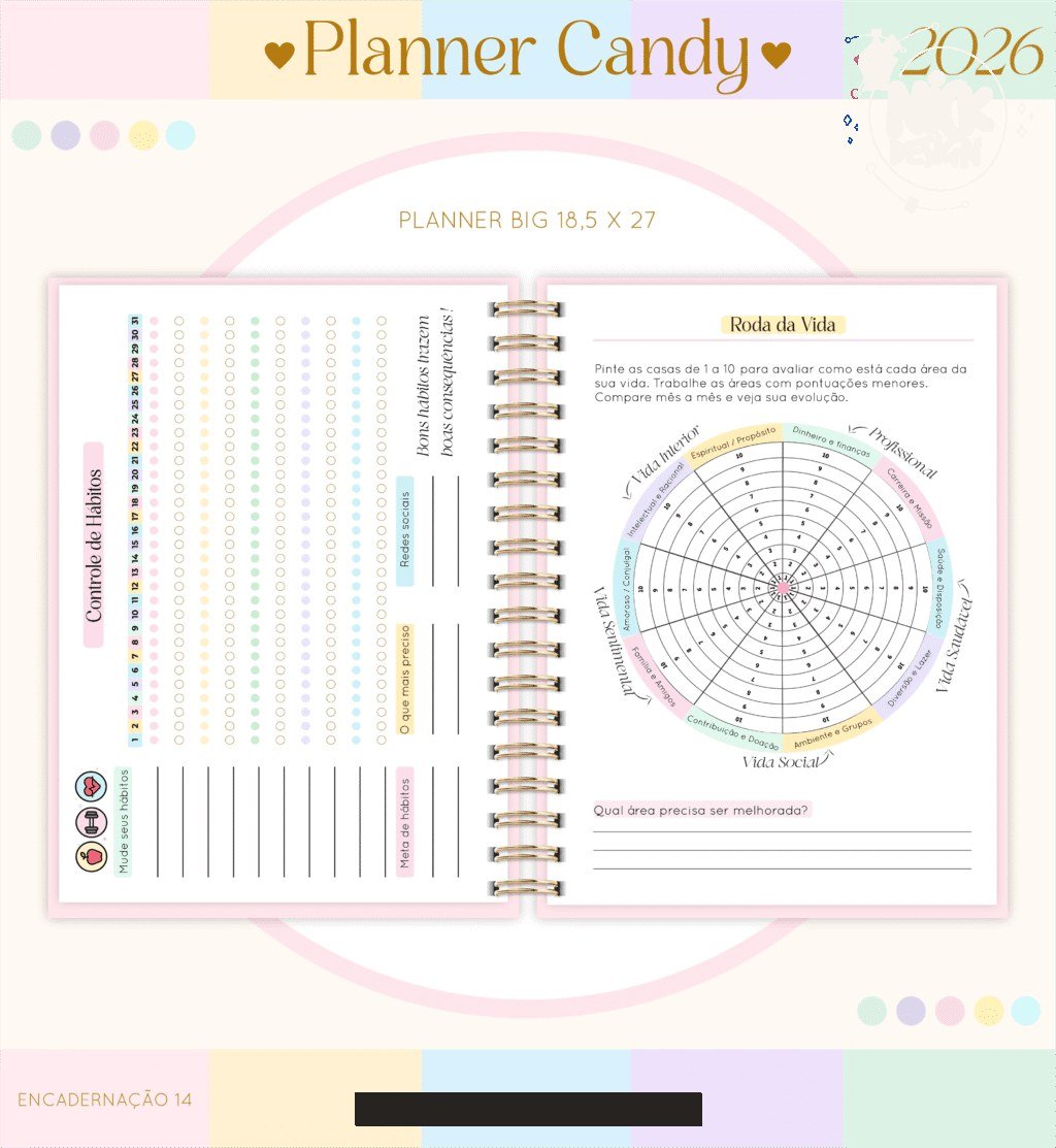 Planner Big 2026 (Lina) - Imagem 11