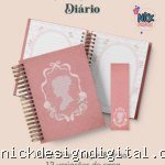 Diário Coleção Laços & Rosas Wire-o