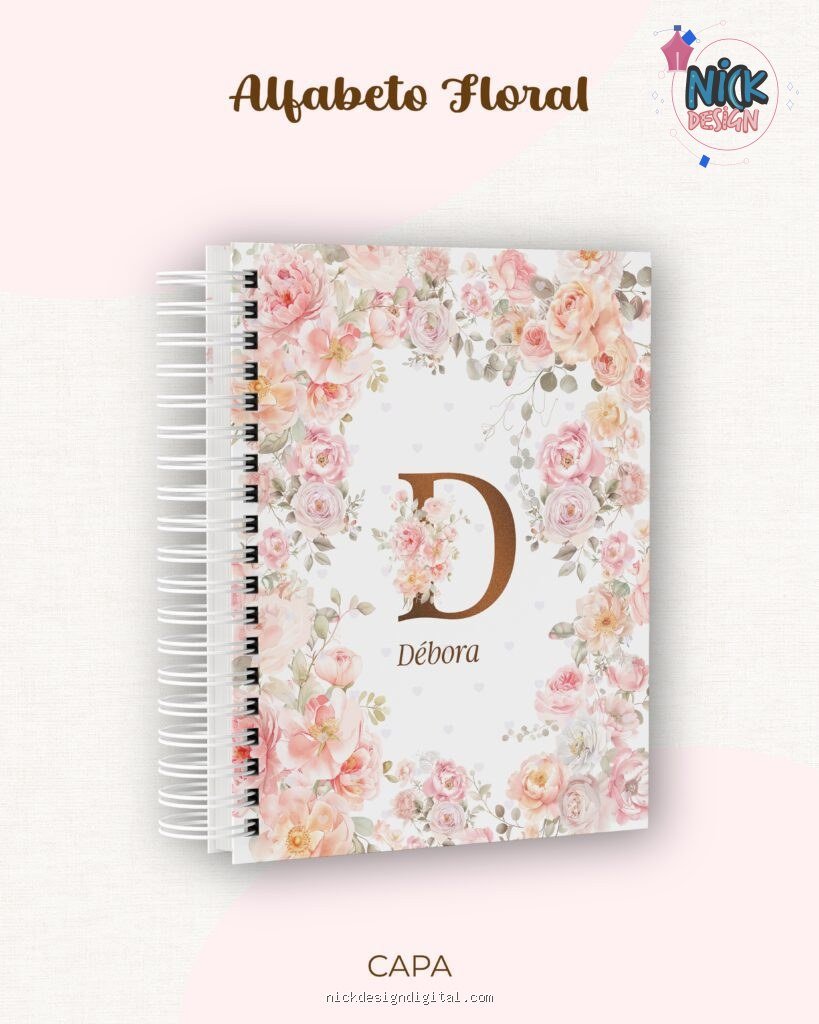 Rosa 1 - Alfabeto Floral 2026 (Dream Arts)