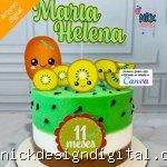Kiwi - Topo de Bolo