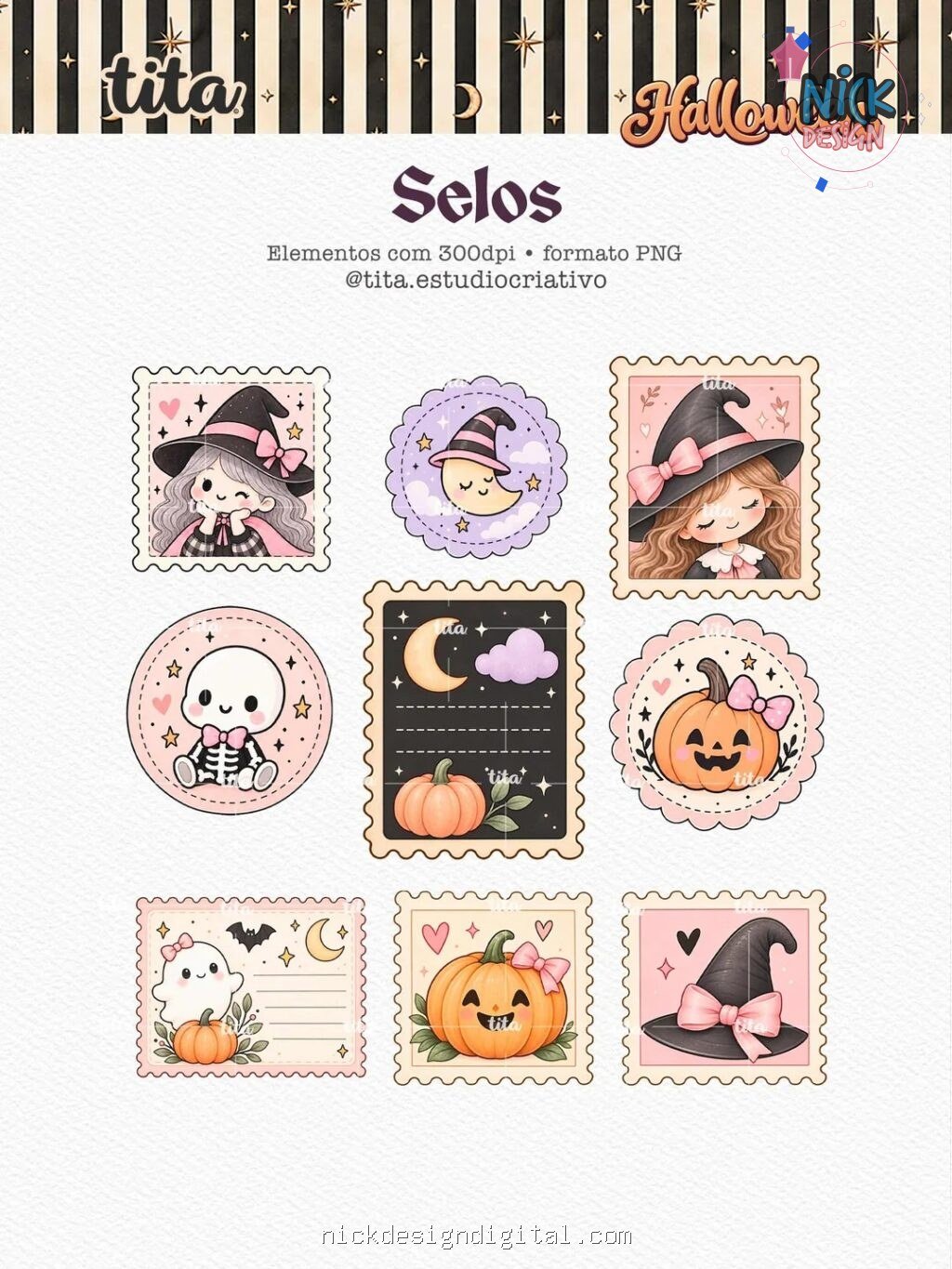Halloween 2026 - Combo Ilustrações (Tita) - Imagem 5