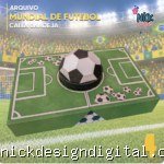 Caixa Bandeja Futebol Brasil