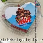Arte coração acetato Jesus o melhor Amigo