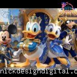 Disney Realeza Azul - Kit Digital