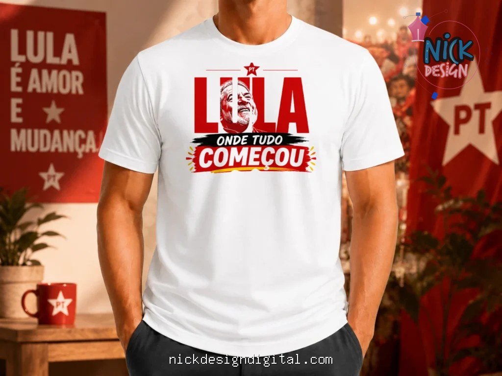 Kit Política Flavio Bolsonaro + Lula - Artes Camiseta - Imagem 8