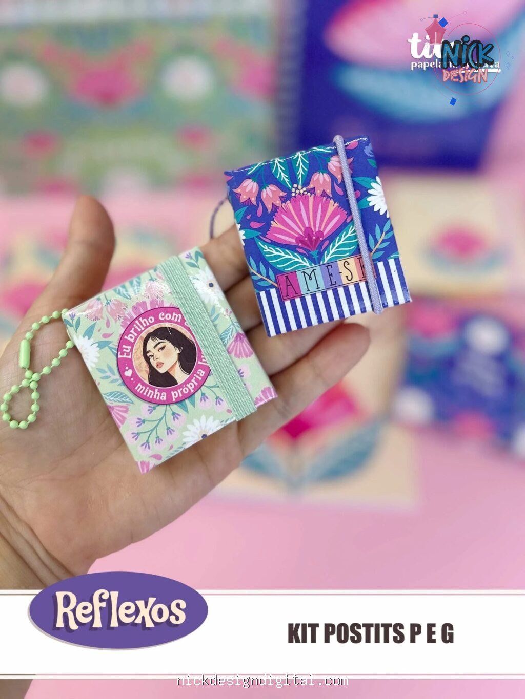 Reflexos - Kit Postits P e G(Tita) - Imagem 2