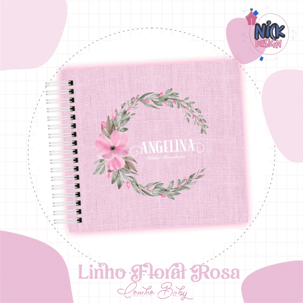 Linho floral - Kit Maternidade - Imagem 1