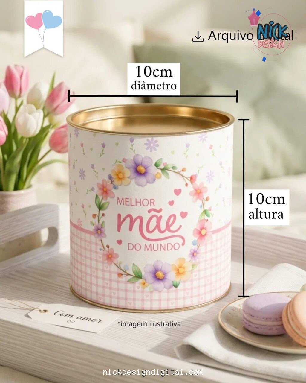 Rótulo Tubolata - Melhor Mãe Modelo 01 - Imagem 3