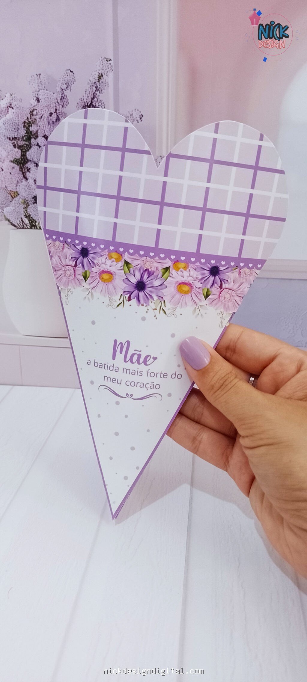 Buquê Coração Medio - Dia das Mães - Imagem 2