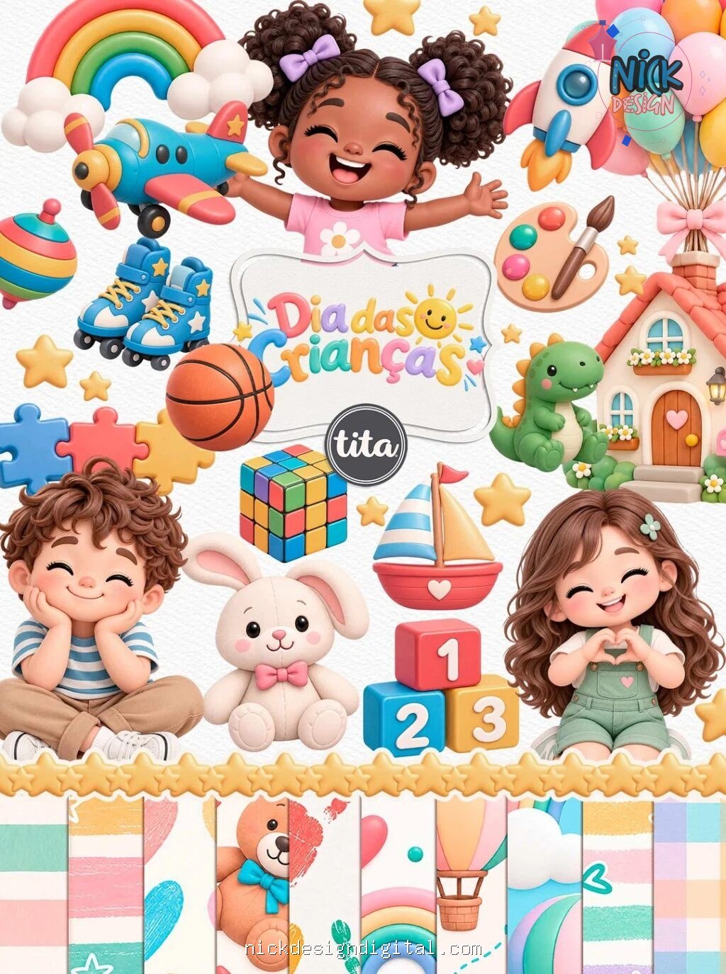 Dia das Crianças 2026 - Combo Ilustraçõess (Tita) - Imagem 2