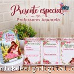 FREEBIE Presente Especial - Professores Aquarela