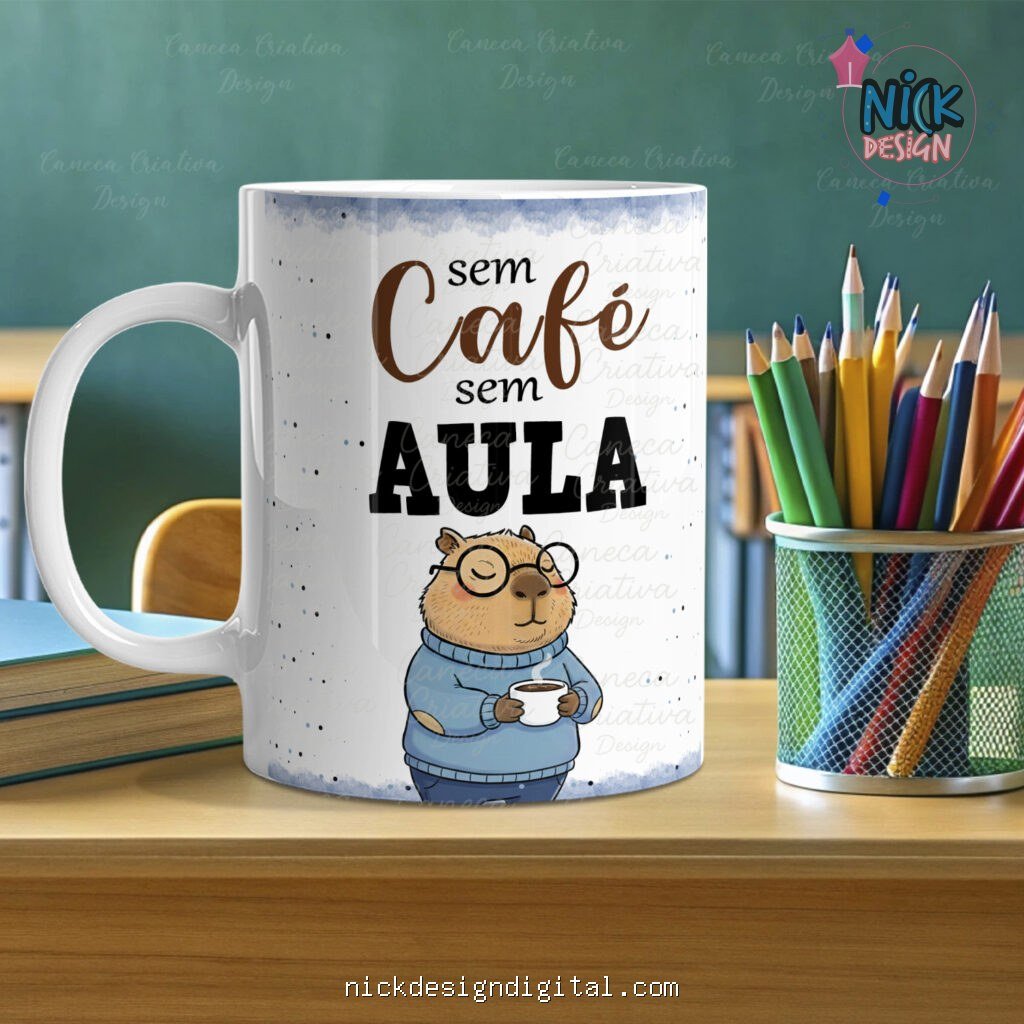 Capivarinhas Professores 2025 (Caneca Criativa) - Imagem 15
