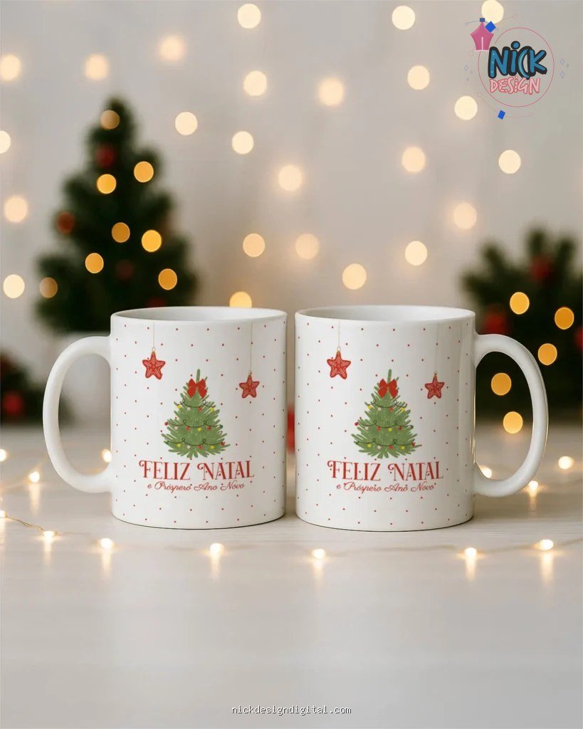 Natal - Artes para Caneca