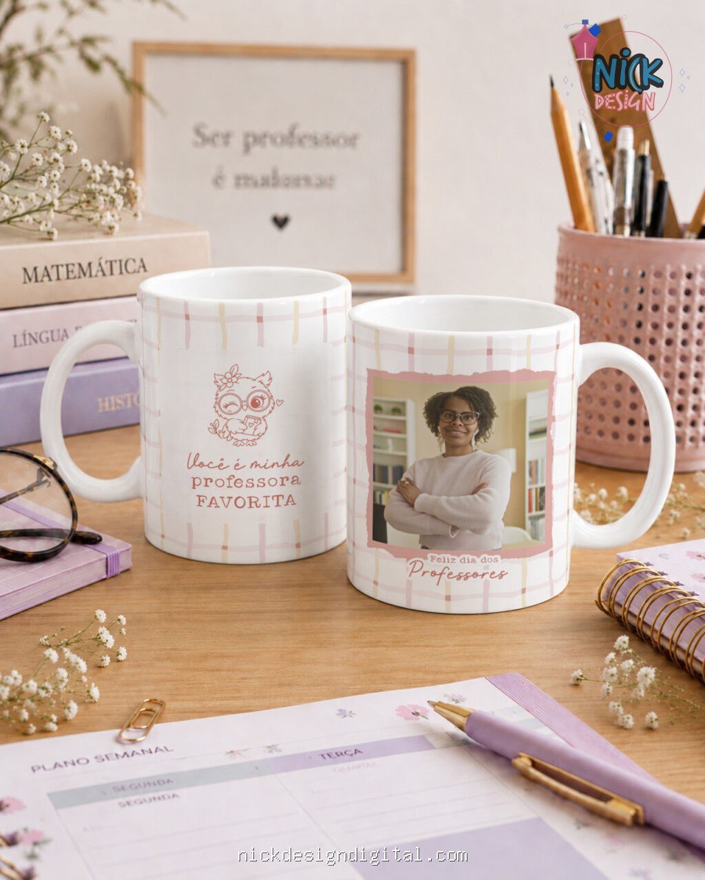Kit Caneca Professores V7 COM FOTO - Imagem 16