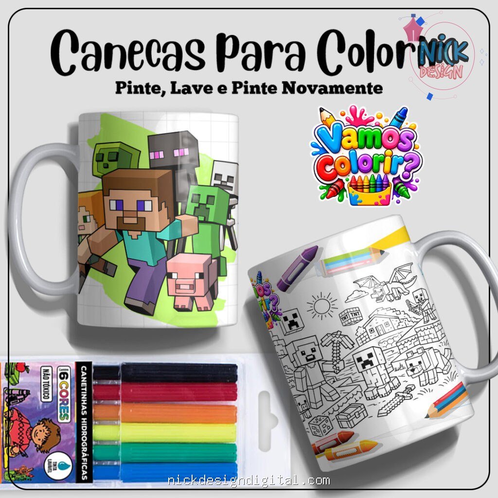 Coleção Dia das Crianças para colorir 2026 - Imagem 10