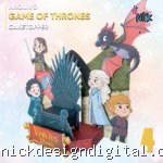 Caketopper Cenário Game of Thrones