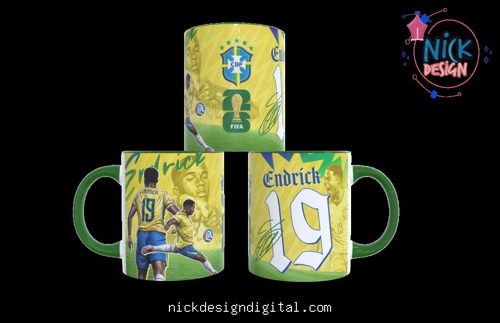 Mini Pack Endrick 2026 - Artes Canecas - Imagem 1