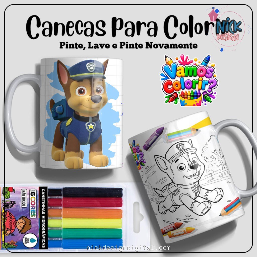 Coleção Dia das Crianças para colorir 2026 - Imagem 3