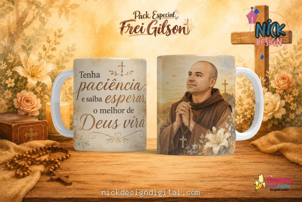 Coleção Frei Gilson - Artes para Canecas - Imagem 19