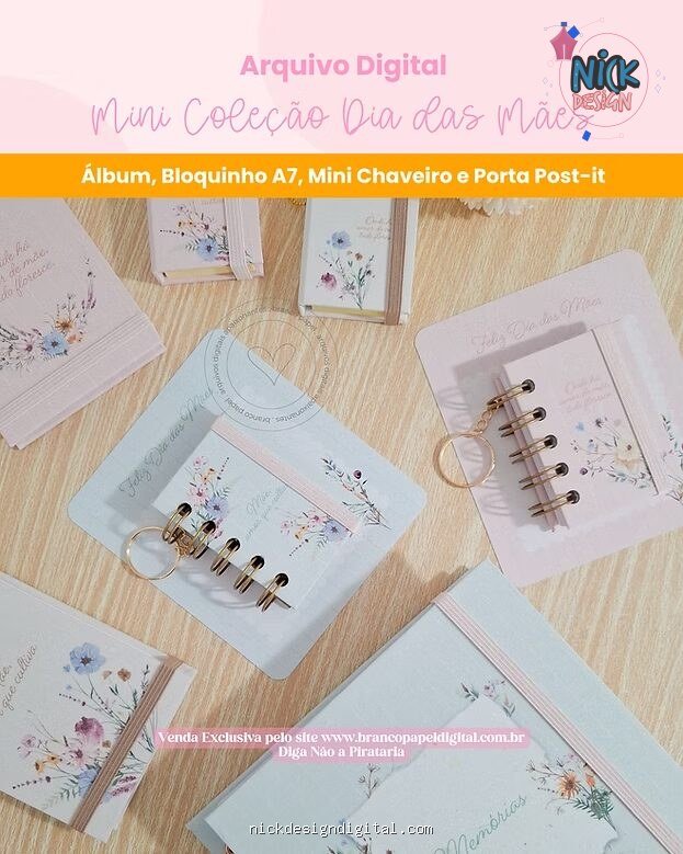 Mini Coleção Dia das Mães (Branco Papel) - Imagem 1