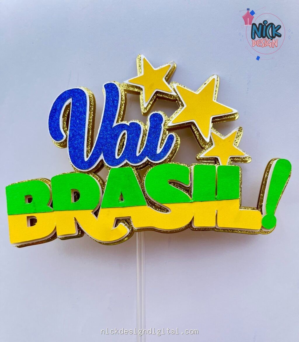 Pack Copa do Mundo - 14 Topos de Bolo - Imagem 12