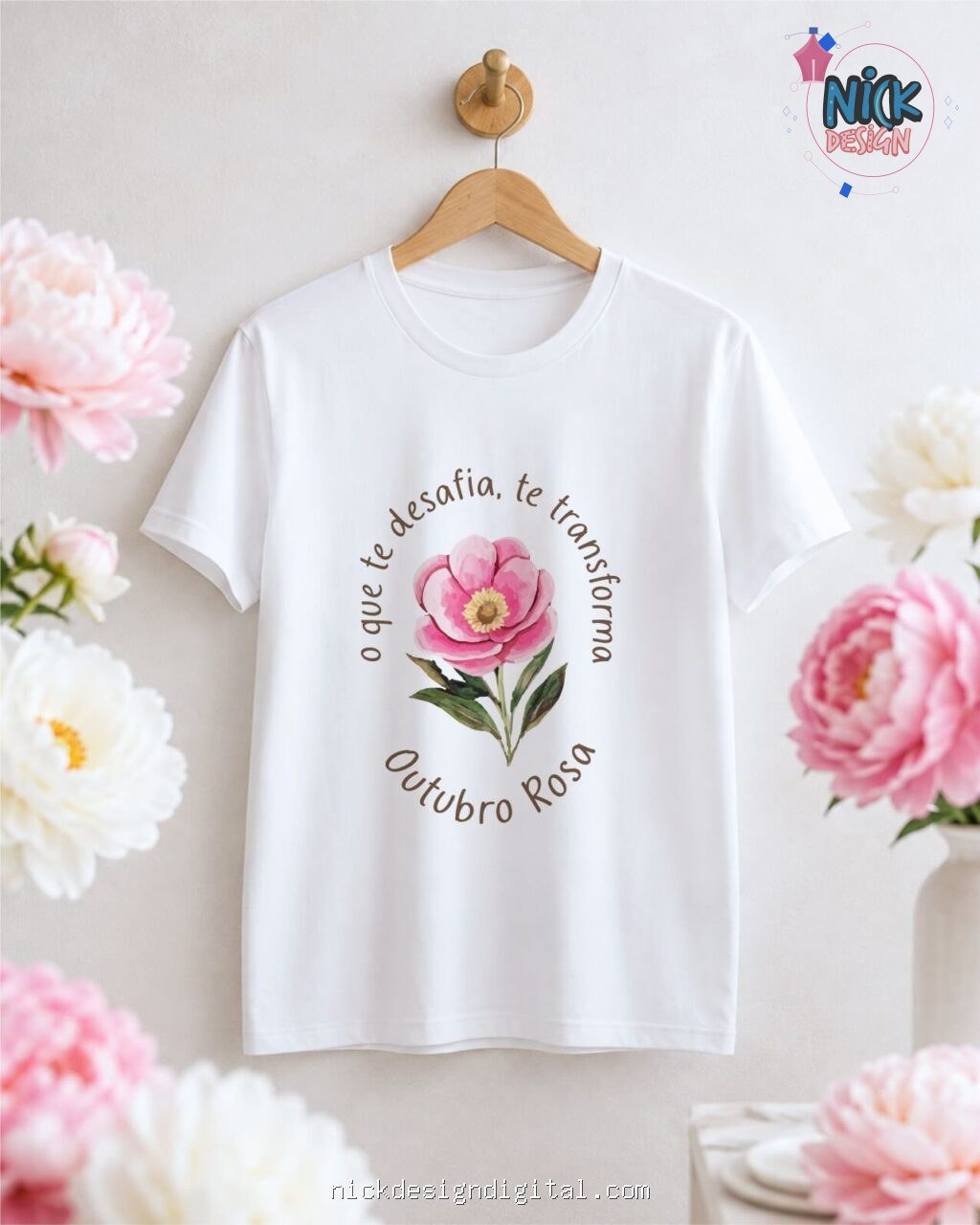Kit Camisas Outubro Rosa V7 - Imagem 2