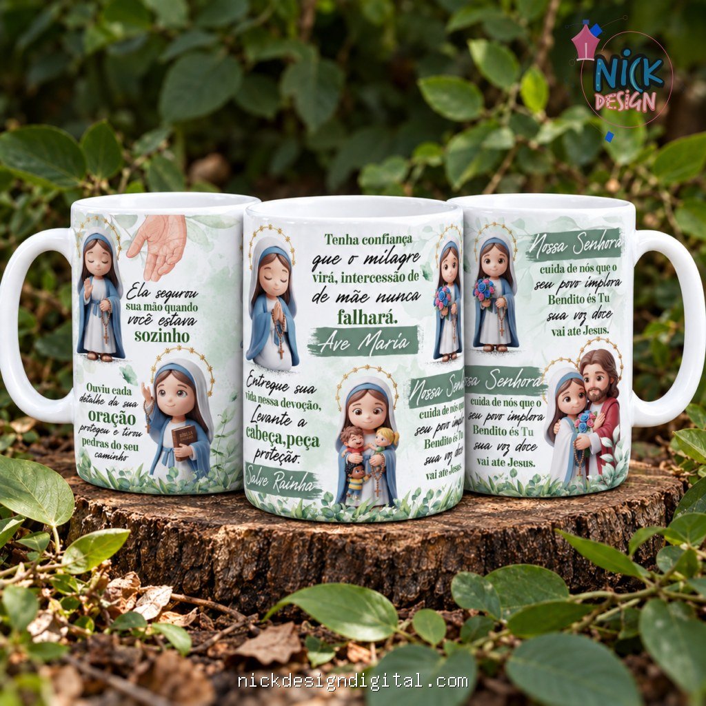 Ave Maria - Arte Avulsa Caneca - Imagem 1