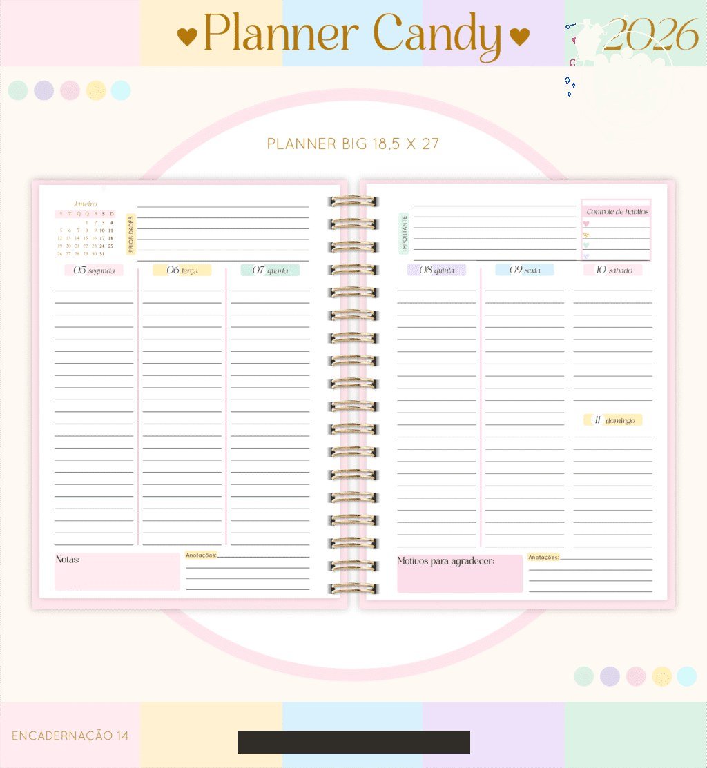Planner Big 2026 (Lina) - Imagem 14