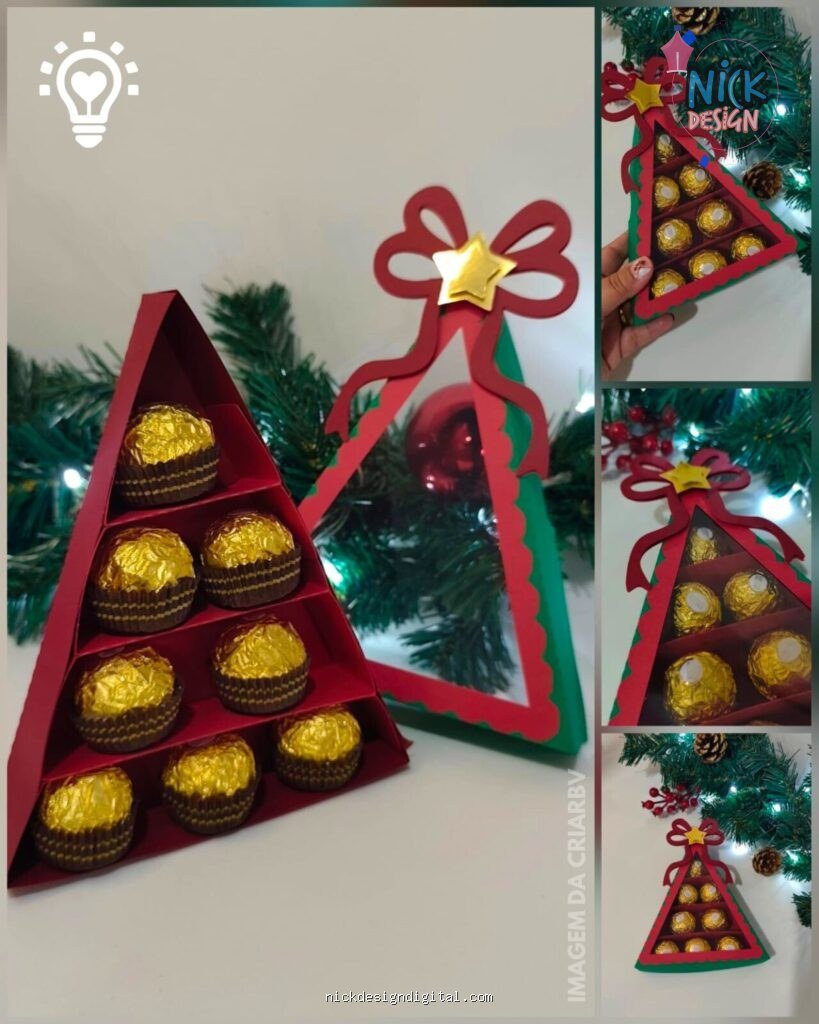 Árvore Triângulo de Natal