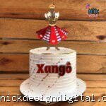 Orixá Xangô - Topo de Bolo