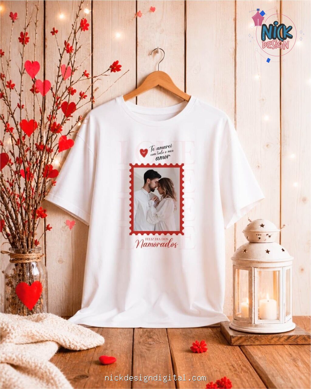 Namorados V7 COM FOTO - Artes para Camisas - Imagem 5