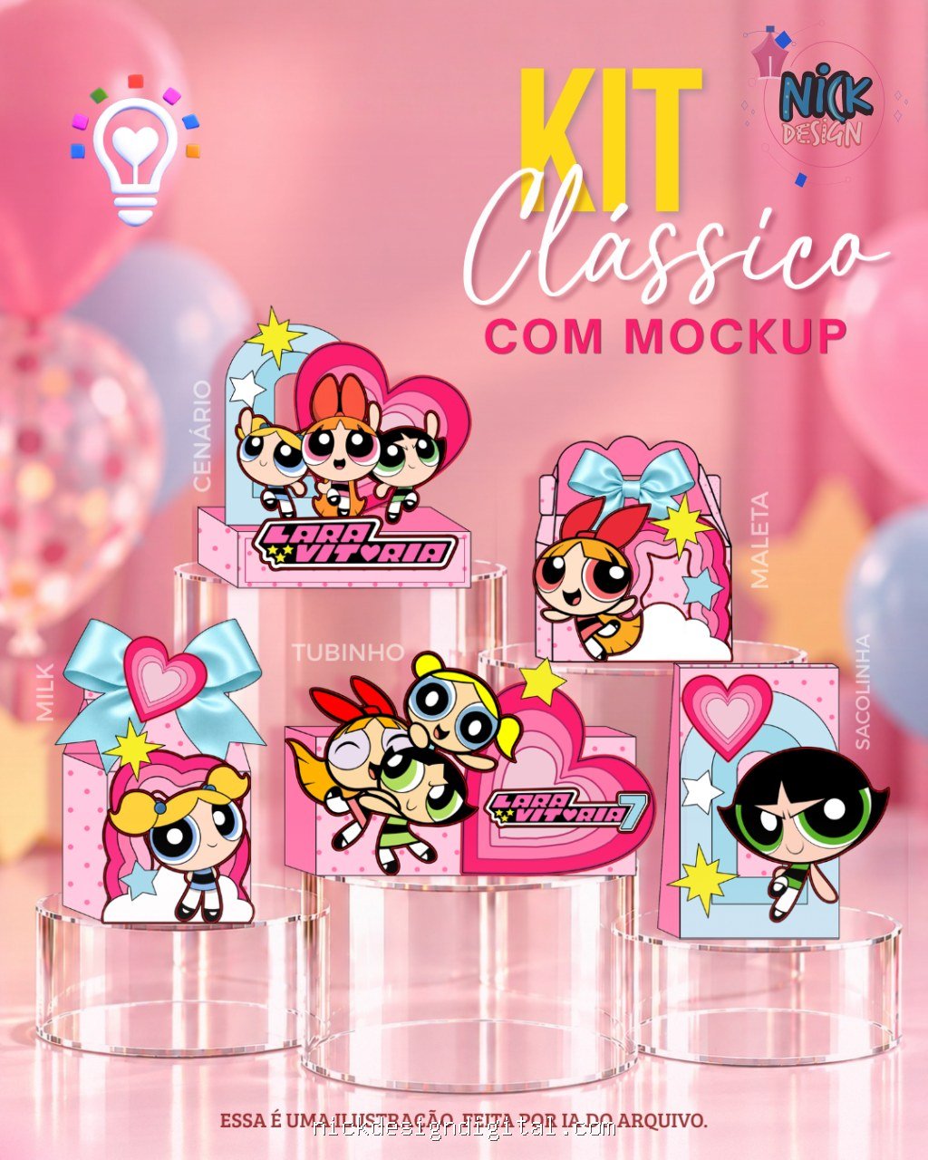 As Meninas Super Poderosas - Kit Festa Pronta - Imagem 1