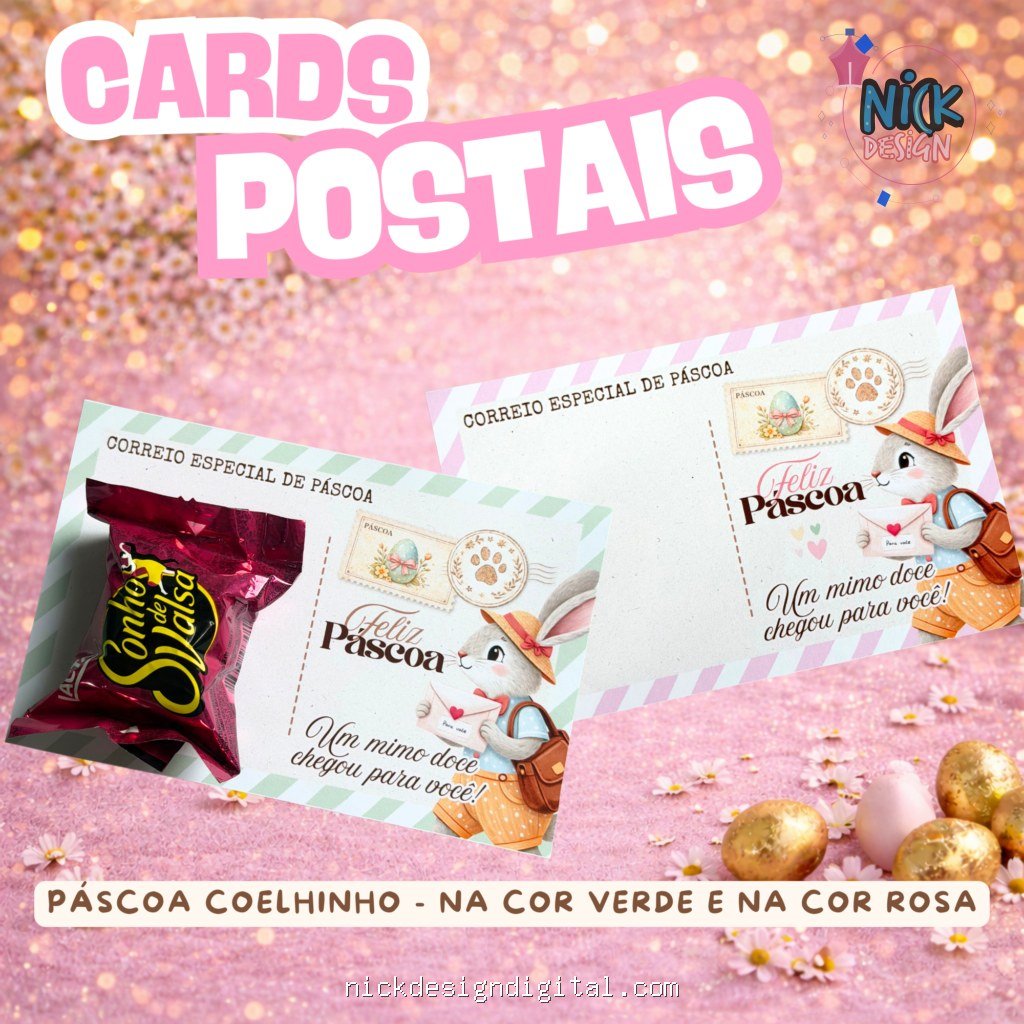 Card Postal - Páscoa (Ilustracin)