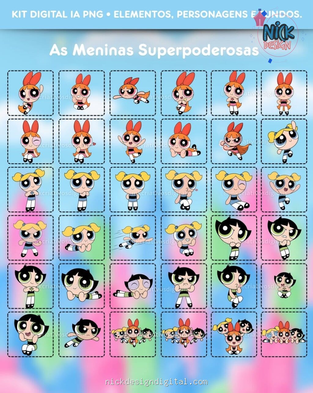 As Meninas Super Poderosas - Kit Digital - Imagem 2
