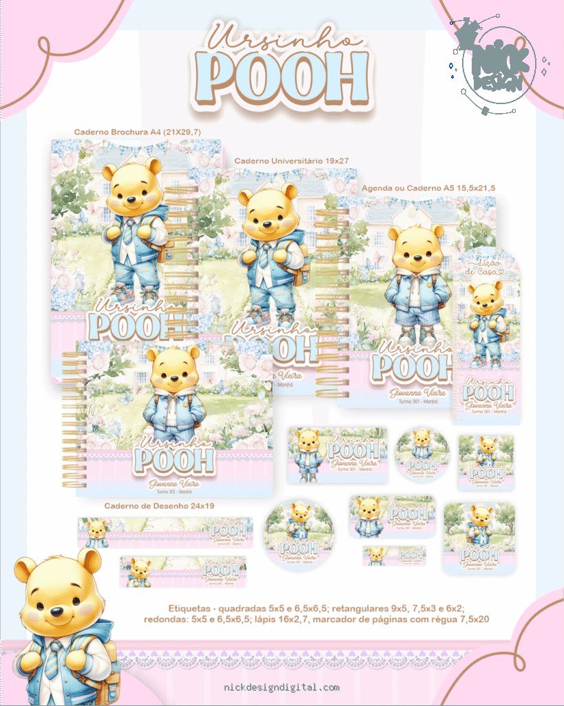 Ursinho Pooh - Escolar 2.0 2026 (Pamella)