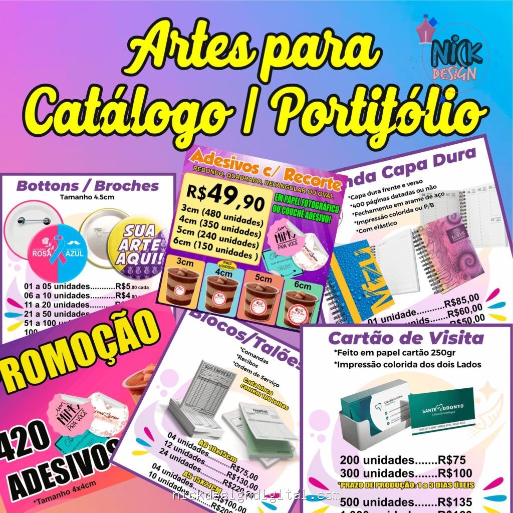 Catálogo de Produtos em Corel Draw - Imagem 1
