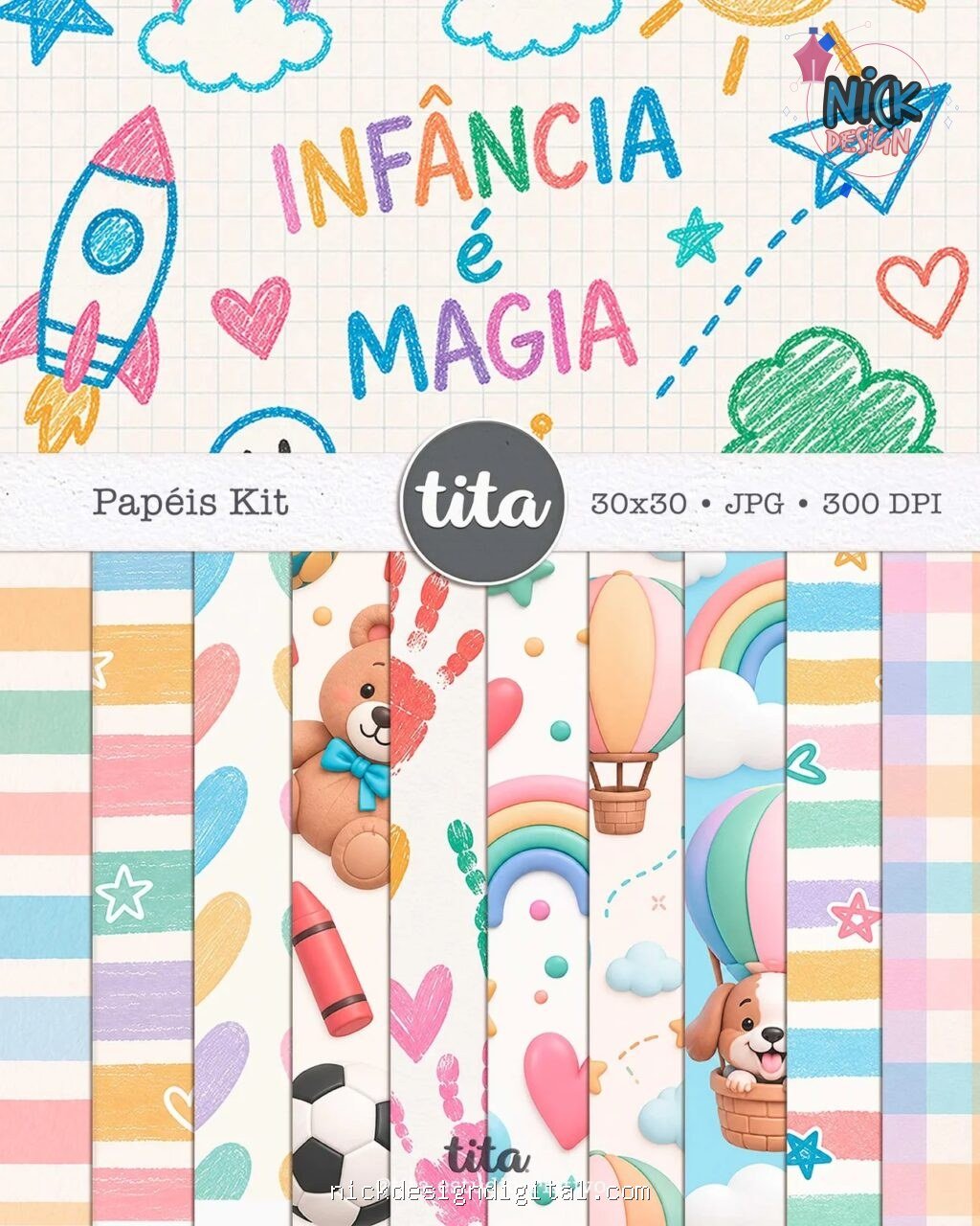 Dia das Crianças 2026 - Combo Ilustraçõess (Tita) - Imagem 6