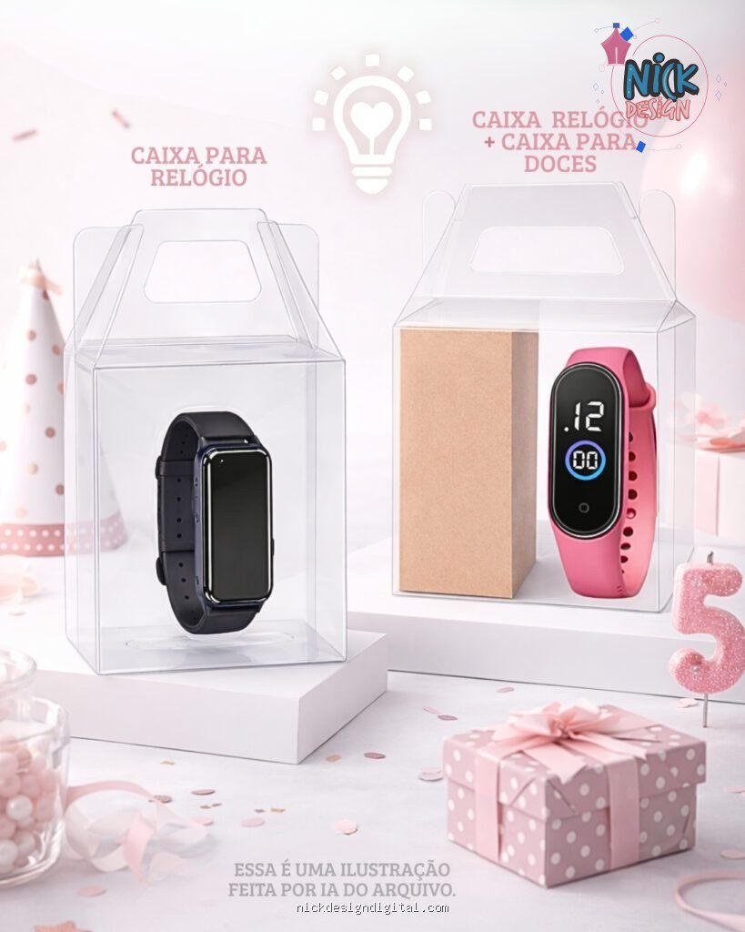 Caixa para Relógio - 2 Modelos - Imagem 1