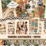 Brasil Tropical - Combão Ilustrações + Papéis (Tita)